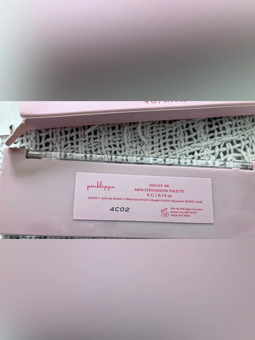 PINKLIPPS COSMETICS Mauve Me Mini Eyeshadow Palette